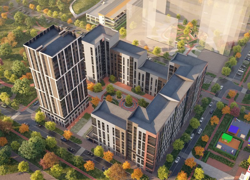 Дом Литер 10, корпус 2 в Умный квартал smartpolét (Полёт) - фото 1