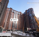 Ход строительства дома Литер 1 в ЖК Рекорд 2 -