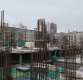 Ход строительства дома № 1 в ЖК Дельвиг -