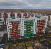 Ход строительства дома 18 в ЖК Вишневая Горка -