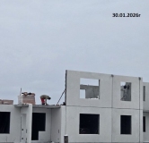 Ход строительства дома 1.2 в ЖК Родные Просторы -