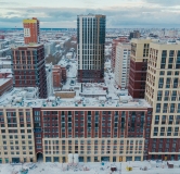 Ход строительства дома 19/1 в ЖК 19/56. Кварталы Телецентра -