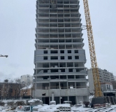 Ход строительства дома 2 в ЖК Динамика -