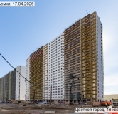 Ход строительства дома 132, корпус 215.1 в ЖК Цветной Город -