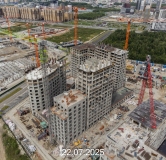 Ход строительства дома ГП-7 в ЖК Айвазовский City -