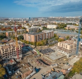 Ход строительства дома № 2, корпус 1 в ЖК По ул. Семафорная -