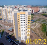 Ход строительства дома № 14 в Микрорайон Нанжуль-Солнечный -