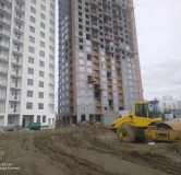 Ход строительства дома 1Д в ЖК На Тенистой -