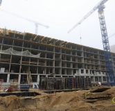 Ход строительства дома № 3 в ЖК Городские сады -