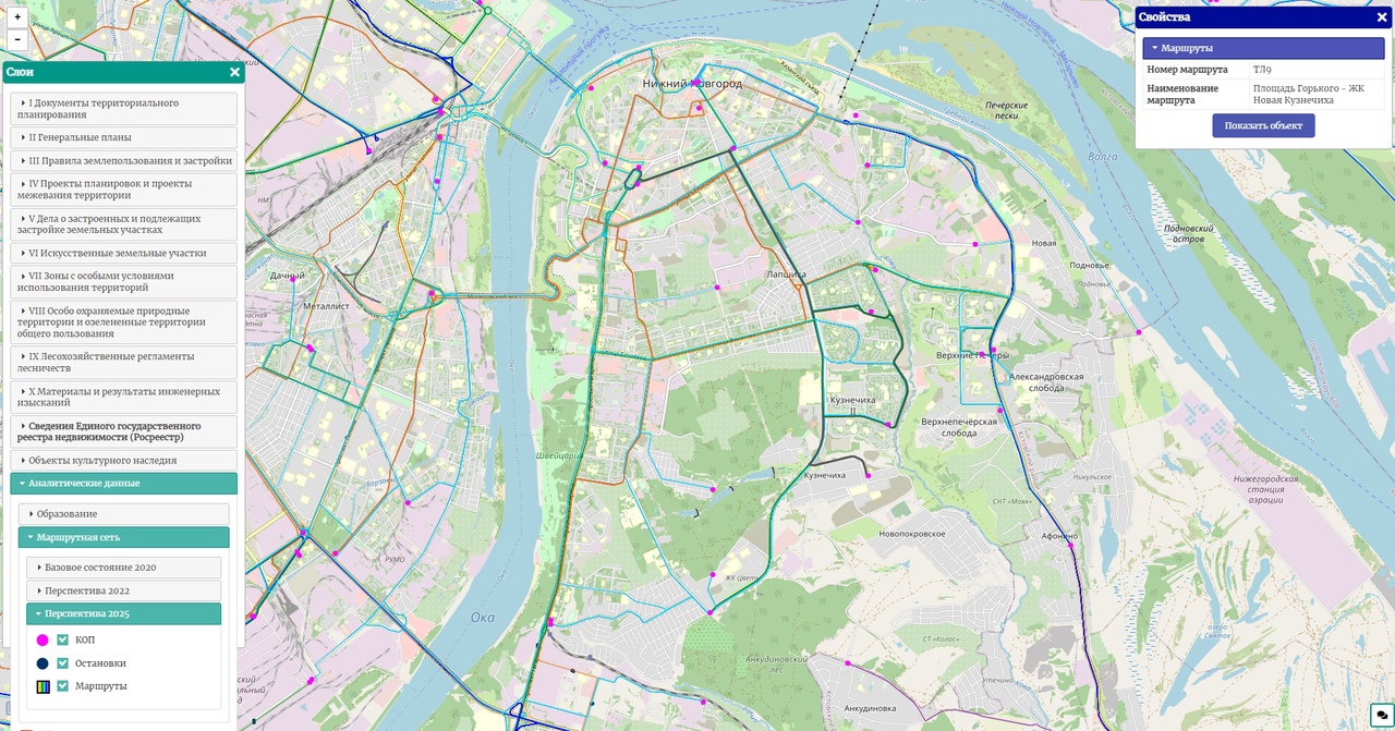 Новая транспортная схема Нижнего Новгорода 2022