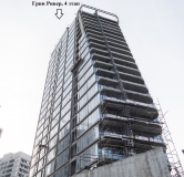 Ход строительства дома № 4 Башня в ЖК Green River (Грин Ривер) -