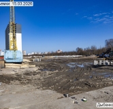 Ход строительства дома 1 в ЖК Дыбенко Парк -