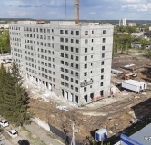 Ход строительства дома 1 в ЖК Дебют -