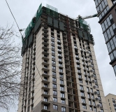 Ход строительства дома секция 5 в ЖК Расцветай на Красном -
