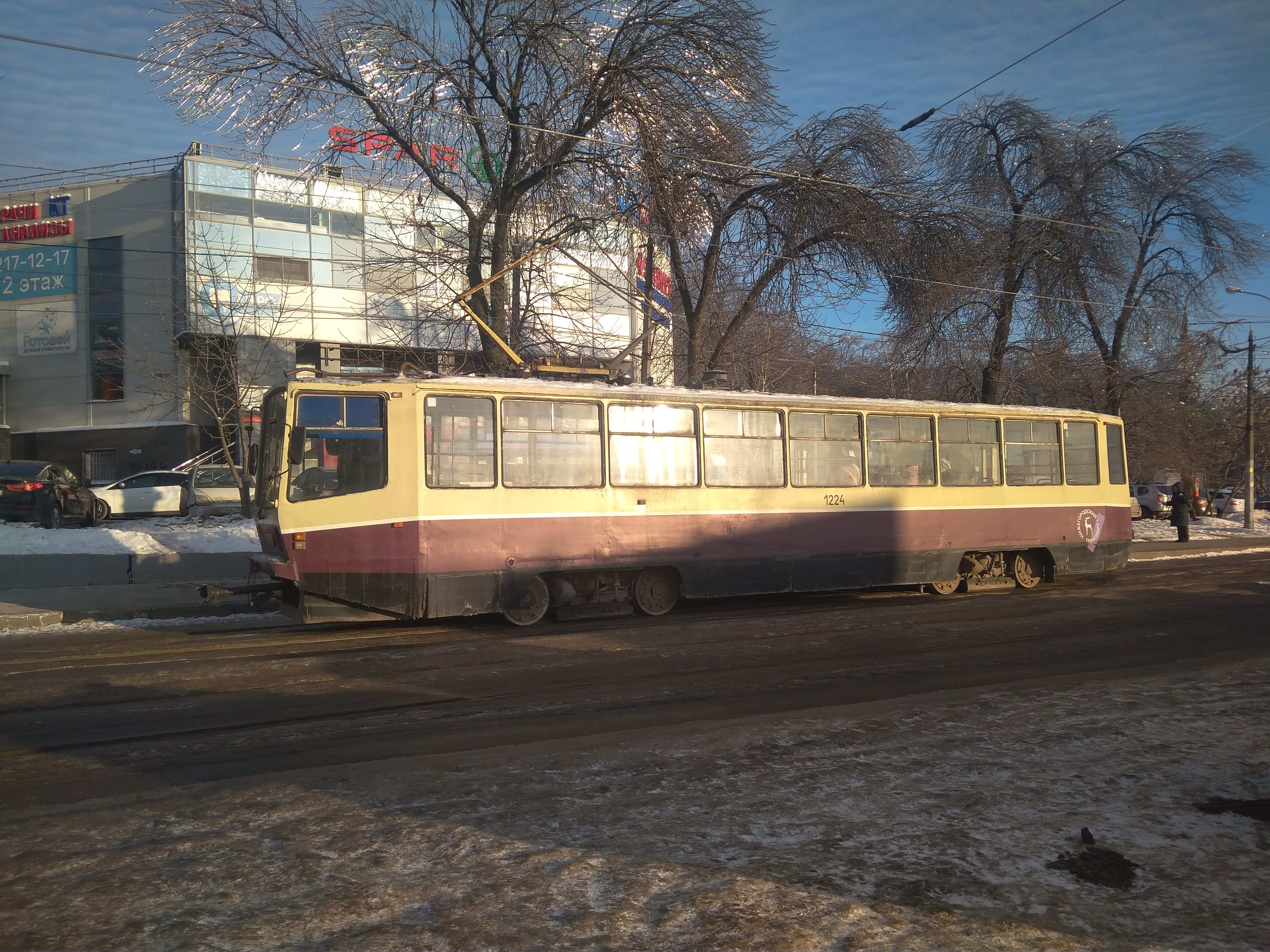 Движение трамваев на перегоне Мыза-Нартова в Нижнем Новгороде закроют в апреле 