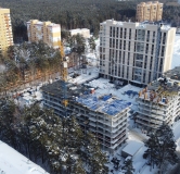 Ход строительства дома 2 в ЖК Квартал на Российской -