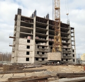 Ход строительства дома № 222 в ЖК Волгоречье -