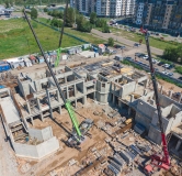Ход строительства дома 1, 1 этап в Сити-квартал ДАО -