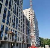 Ход строительства дома 29б, 3 этап, секция 9-11 в ЖК Заря -