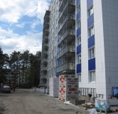 Ход строительства дома 55А в ЖК Sky Park -