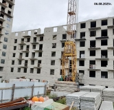 Ход строительства дома 1 в ЖК Гагарин Парк -