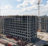 Ход строительства дома 34 (ГП-2) в ЖК Скандиа. Квартал у Леса -