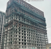 Ход строительства дома 1 в ЖК Роща -