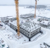 Ход строительства дома 1 в ЖК Береговой -