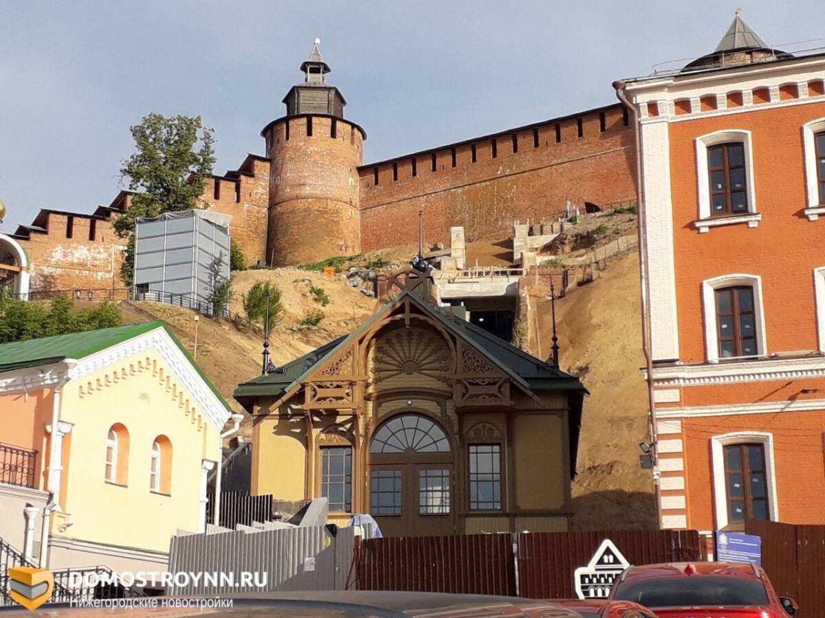 Фуникулер в Нижегородском кремле планируют открыть до конца сентября