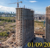 Ход строительства дома № 5.1 в ЖК Новоостровский -