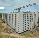 Ход строительства дома 6 в ЖК Шишкин -