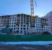 Ход строительства дома 52/5 (3 этап) в ЖК Ключи-клаб (Ключи CLUB) -