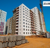 Ход строительства дома 9 в ЖК Ежевика -