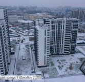 Ход строительства дома 1 в ЖК Звездный Дуэт -