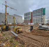 Ход строительства дома 1.1 в ЖК Патриот -