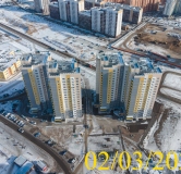 Ход строительства дома № 13а в Микрорайон Нанжуль-Солнечный -