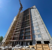 Ход строительства дома 8а в ЖК Кинетика -