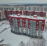 Ход строительства дома 54а в ЖК Вишневая Горка -