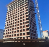 Ход строительства дома 1 в ЖК Эдельвейс -