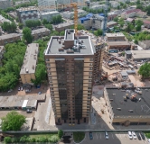 Ход строительства дома № 1 в ЖК Уютные дома на Взлётке -