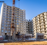 Ход строительства дома 11 в ЖК Родные росы -