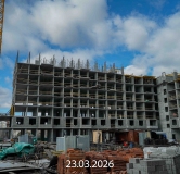 Ход строительства дома 1826 (ГП-76) в ЖК Беринг -