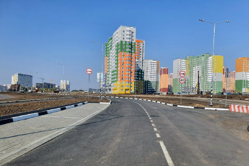 В ростовской Левенцовке сданы в эксплуатацию пять новых участков дорог - фото 1