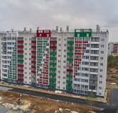 Ход строительства дома 12 в ЖК Вишневая Горка -
