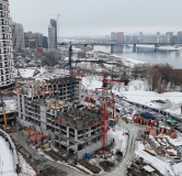Ход строительства дома 3, секция 1-4 в ЖК Беринг -