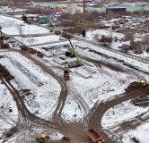 Ход строительства дома 14, корпус 1 в ЖК Остров-сад -