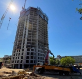 Ход строительства дома литер 1 в ЖК Космос -