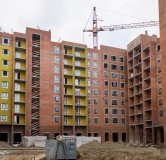 Ход строительства дома 1.86 в ЖК Пятый элемент -