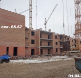 Ход строительства дома № 65-67 в ЖК Новая Самара -