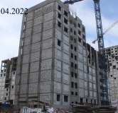Ход строительства дома № 21 в ЖК Новая Кузнечиха -